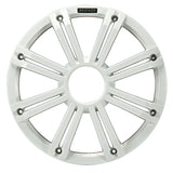 KICKER KMG12 12" Grille f/KM12 & KMF12 Subwoofers - White, LED Lighting