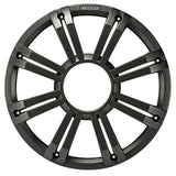 KICKER KMG12 12" Grille f/KM12 & KMF12 Subwoofers - Charcoal, LED Lighting