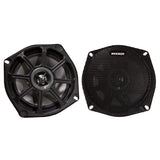 KICKER PS5250 5.25" Weather-Resistant Coaxial Speakers f/Motorcycles/ATVs - 2-Ohm, Black