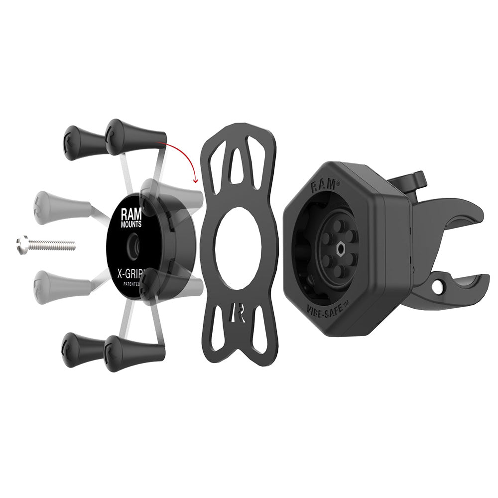 RAM Mount RAM® X-Grip® Phone Mount w/Vibe-Safe™ & Small Tough-Claw™