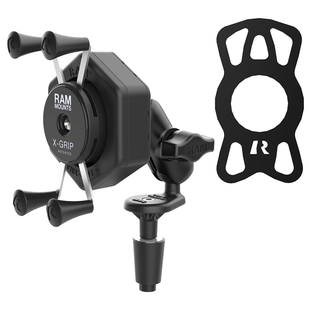 RAM Mount RAM® X-Grip® Phone Mount w/Vibe-Safe™ & Fork Stem Base - Short