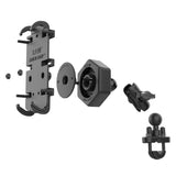 RAM Mount RAM® Quick-Grip™ XL Phone Mount w/Vibe-Safe™ & U-Bolt Base - Short