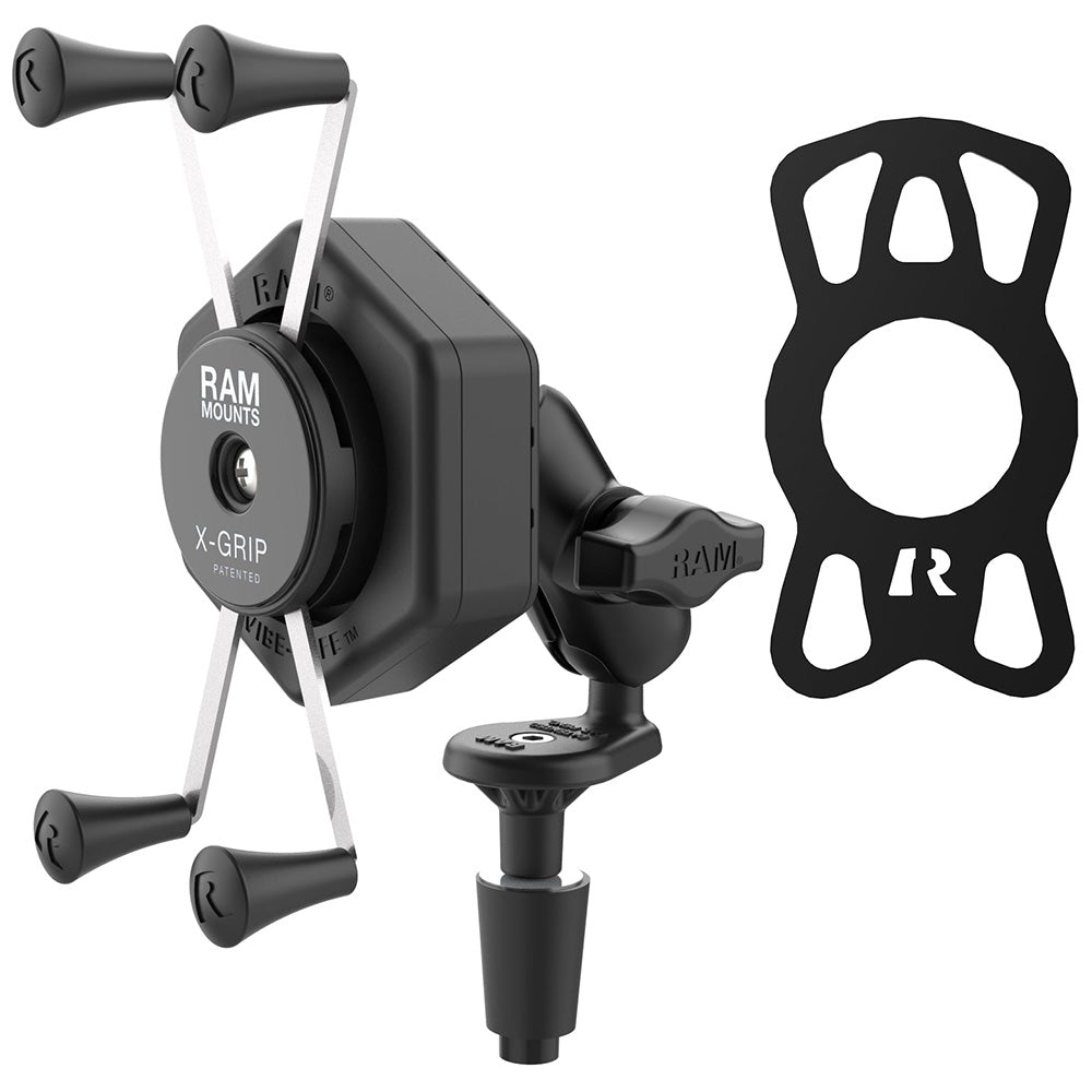 RAM Mount RAM® X-Grip® Large Phone Mount w/Vibe-Safe™ & Fork Stem Base - Short