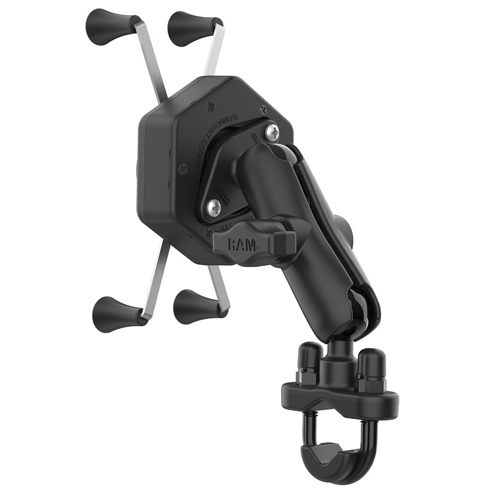 RAM Mount RAM® X-Grip® Large Phone Mount w/Vibe-Safe™ & U-Bolt Base - Medium