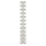 Pacer 40A Euro Style Terminal Block - 12 Positions - 5 Pack