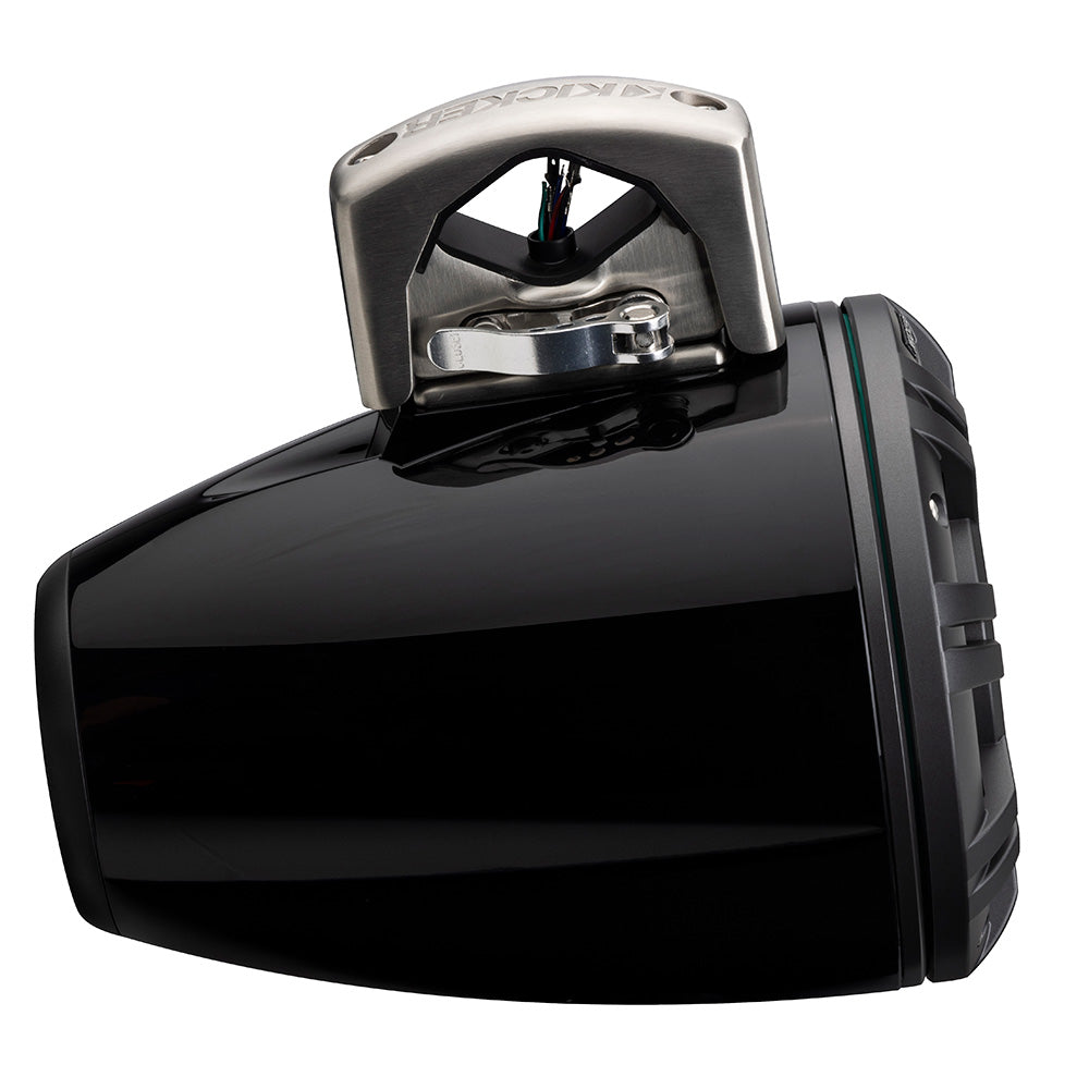 KICKER KMTCXL8 8" LED Horn Loaded Compression Driver Tower System - Black