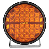RIGID Industries 360-Series Amber Pro 9" Offroad Spot Beam w/Amber Backlight Pod - Single