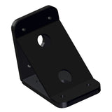 Power-Pole Deck Mount - 0" Setback - 6" Rise - Black