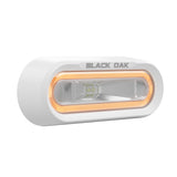 Black Oak Low Pro™ Off-Road Spreader Light - Bracket Mount - White Housing - Amber LED