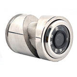 Iris 3MP Compact 316L Stainless Steel Thru-Hull/Panel IP Camera - 1.8mm Lens