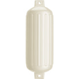 Polyform G-6 Twin Eye Fender 11" x 30" - Metallic White