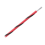 Pacer 14 AWG Gauge Striped Marine Wire 500' Spool - Red w/Black Stripe