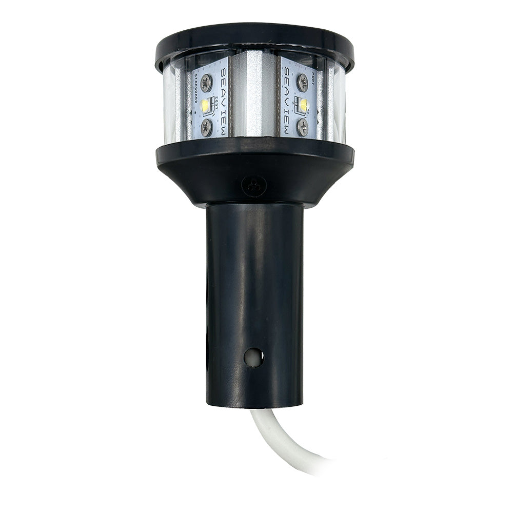 Seaview 12V C5 Certified Round 3nm LED Combo Masthead All-Round Light - Black
