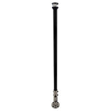 Seaview 36" Manually Folding Light Post w/316 Stainless Steel Base & LTBLED12C5 Navigation Light - Black