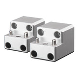 PTM Watersports Board Rack Mount - 4 Bolt - Silver - Pair