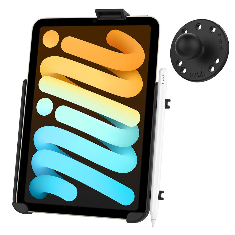 RAM Mount RAM® EZ-Roll'r™ Cradle w/Ball f/Apple iPad mini (A17 Pro) & mini 6