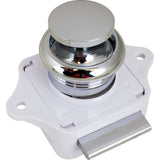 Sea-Dog Push Button Rim Latch - Chrome Plated Brass