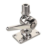 Sea-Dog Adjustable Antenna Base - Die Cast Zinc Chrome Plated