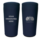Toadfish Custom Engraved Non-Tipping Can Cooler 2.0 - Navy (MINIMUM ORDER QUANTITY OF 25)