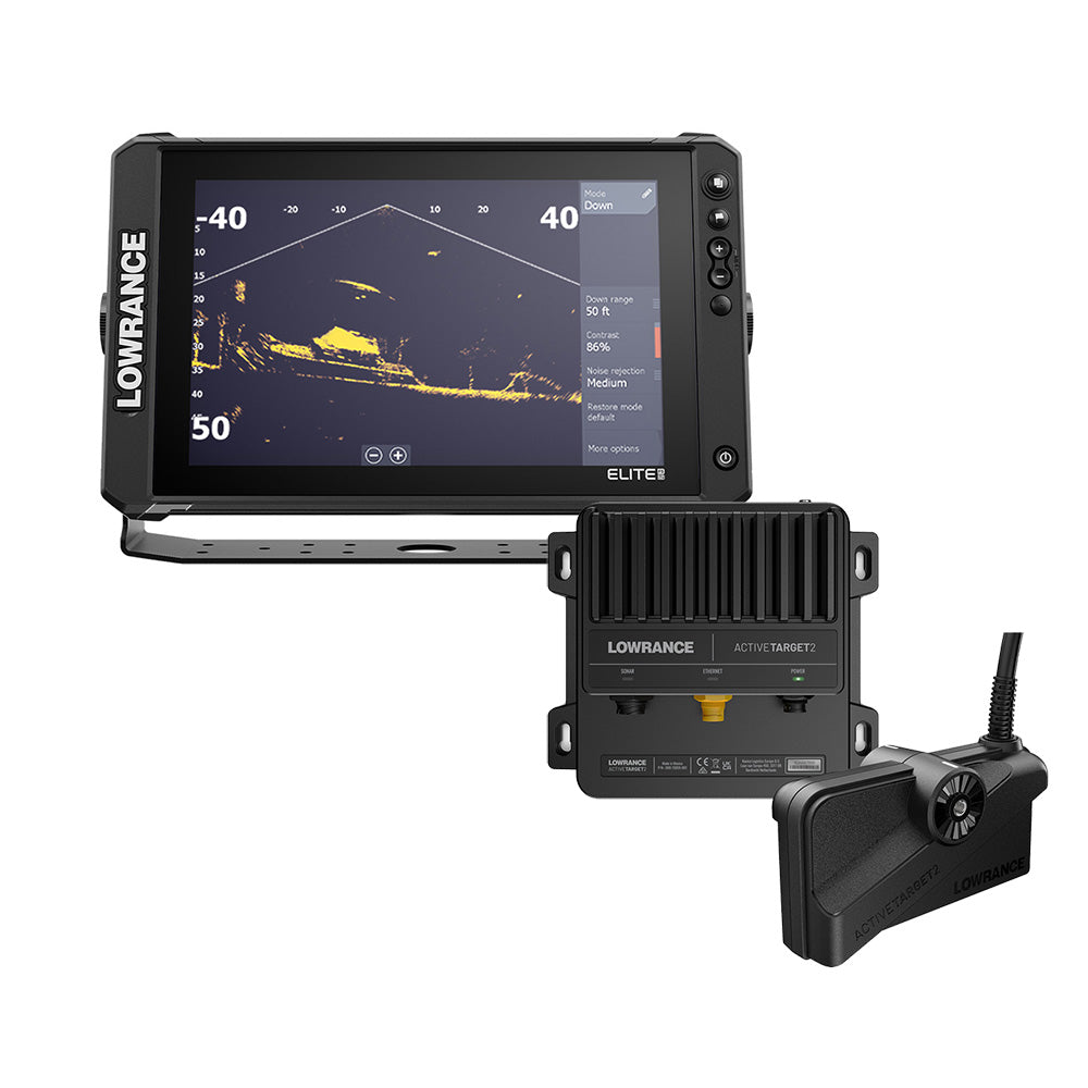 Lowrance Elite FS 12 - No Transducer & ActiveTarget 2 Bundle