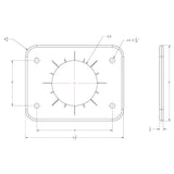 TACO Grand Slam 300 Universal Backing Plate f/GS-300 & GS-390 - Pair