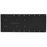 Sea Brackets 20" Straight Trolling Motor Plate - Black