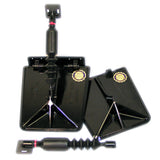 Smart Tab SX Composite Trim Tabs by Lectrotab 9.5” x 10” f/18'-20’ Boat w/150 - 240HP - Black