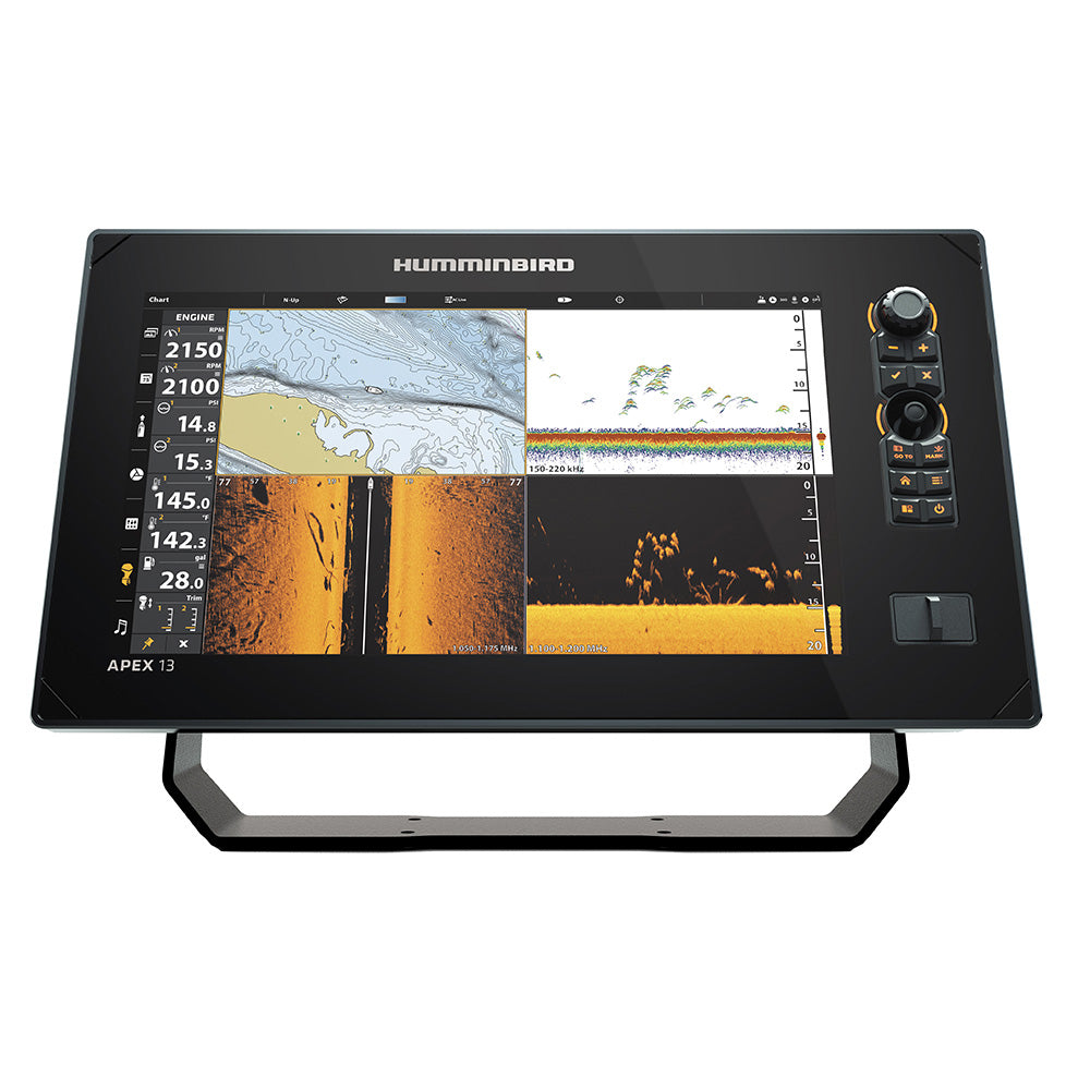 Humminbird APEX® 13 VX MSI+ Chartplotter/Fishfinder w/Transom Mount Transducer