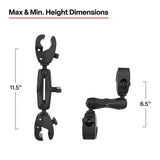 RAM Mount RAM® Trolling Motor Stabilizer w/Tough-Claw™ 1” - 1.6” Clamp Bases