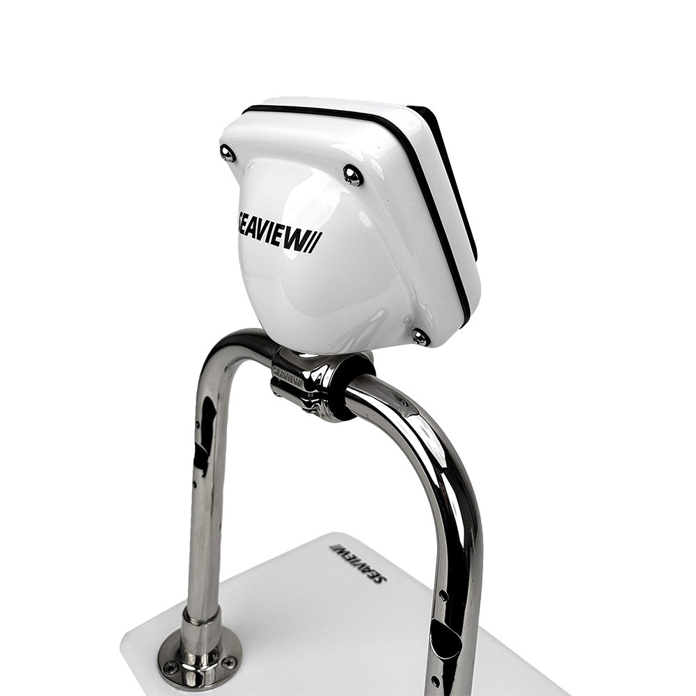 Seaview RailPod Uncut w/Single Base Rail Clamp - 8.75"W x 6"H Usable Face