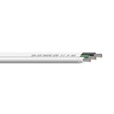 Sea-Dog 14/3 AWG Flat Triplex Wire - White/Green/Black - 100'