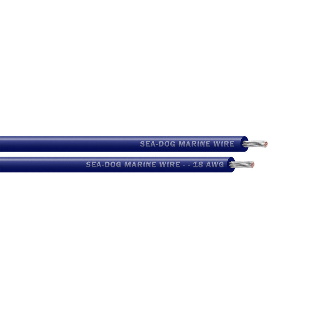 Sea-Dog 18 AWG Dark Blue Primary Wire - 250'