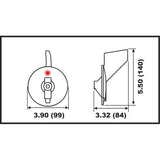 Performance Metals Yamaha Trim Tab Anode 150-200hp Counter Rotating