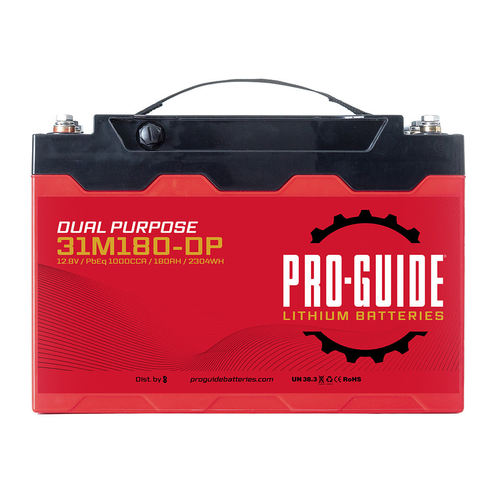 Pro-Guide Alpha Series Lithium Battery - 12V - 180AH - Group 31