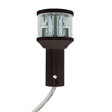 Seaview Round 24V LED Combo Masthead Light, White All Round Light Bar Top - C5 Certified - Black