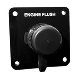 Flushmaster Vertical Single Outlet Flush Port Reroute - Black Acrylic - 3/8" Barb