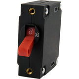 Egis A Series Red Toggle Panel Mount Circuit Breaker - Single Pole 25A