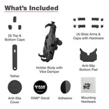 Ram Mount RAM® Quick-Grip™ Pro Phone Holder w/Ball & Vibration Damper