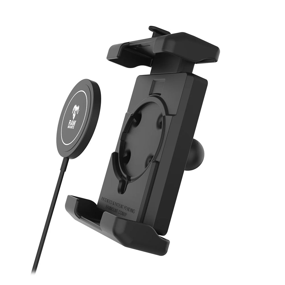 Ram Mount RAM® Quick-Grip™ Pro XL w/Ball & Qi2 15W Wireless Charger