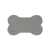 SeaDek Dog Bowl Mat - Storm Grey/Black - Medium - 12.5" x 24"