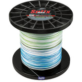 Sufix 832 Advanced Superline® Bulk Metered 3000yds, 130lb, White - Neon Lime - Blue