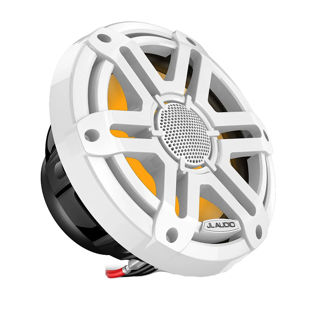 JL Audio M200 Marine Speakers 7.7" w/LED & White Sport Grille