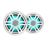 JL Audio M200 Marine Speakers 7.7" w/LED & White Sport Grille