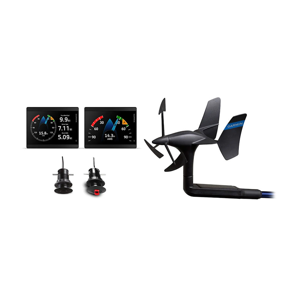 Garmin GMI™ 40 Wired Sail Pack – 43mm - 2 GMI 40 Marine Instruments, gWind™ Wireless 2 & GDT™ 43/GST™ 43