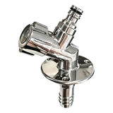 Flushmaster Quarter Turn Quick Connect Water Spigot - 45-Degree