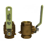 GROCO 2-1/2" NPT Bronze Inline Valve