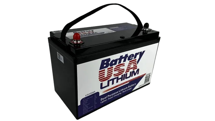 Battery USA 12v 150ah LiFePO4 Lithium Battery