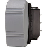 Blue Sea 8234 Water Resistant Contura III Switch - (ON)-OFF-(ON) - Grey