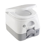 Dometic™ 974 Portable Toilet w/Mounting Brackets -2.6 Gallon - Grey