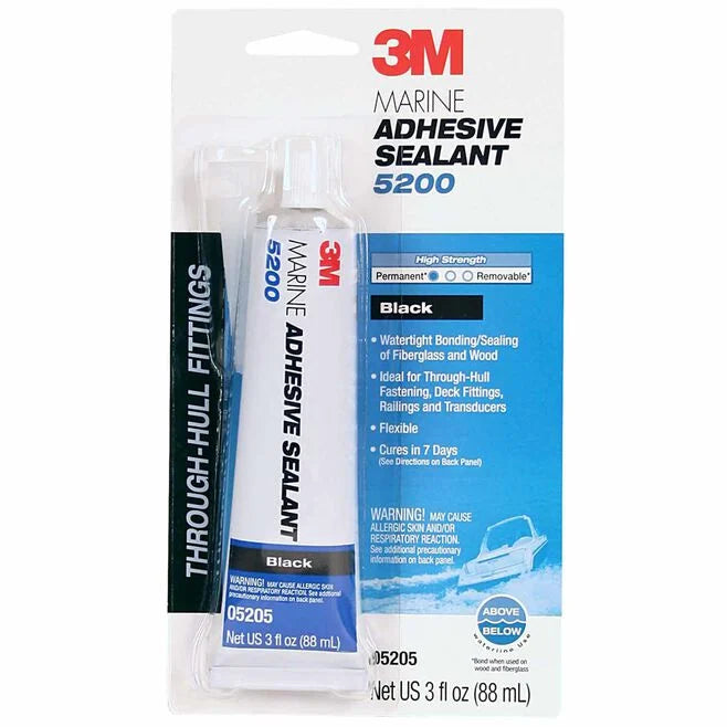 5200 Polyurethane Adhesive - Black (3oz)